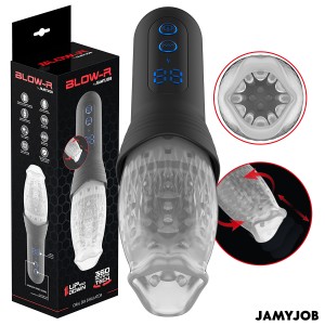 JAMYJOB - MASTURBATEUR BLOW-R AVEC MOUVEMENT DE POUSSÉE ET DE ROTATION